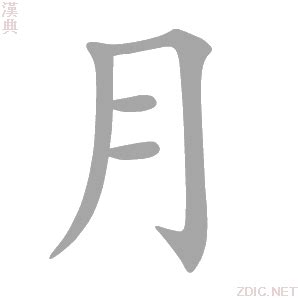 月字 五行|月的意思，月字的意思